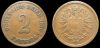 2 пфеннига Пруссия 1876 А