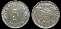 5 пфеннигов Германия 1912 D