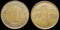 1 пфенниг Германия 1928 A