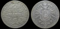 1 марка Германия 1875 G