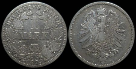 1 марка Германия 1875 A