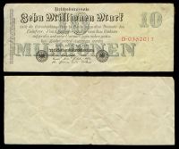 Германия 10 млн марок 1923 год (№D 0352017)