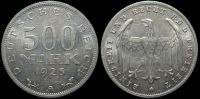 500 марок Германия Веймар 1923 A