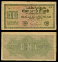 Германия 1000 марок 1922 год (№674017)