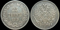 25 пенни Финляндия 1915