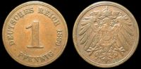 1 пфенниг Германия 1899 A