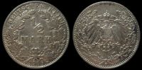 1/2 марки Германия 1906 D