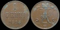 1 пенни Финляндия 1893
