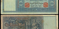 Германия 100 марок 1910 год (№0184586 F)