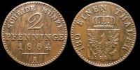 2 пфеннинга Пруссия 1864 A