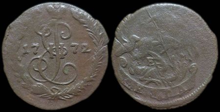 Деньга 1772 ем