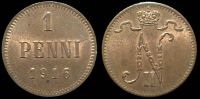 1 пенни Финляндия 1916