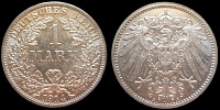 1 марка Германия 1914 А