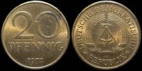 20 пфеннигов ГДР 1971