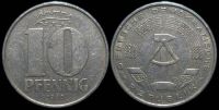 10 пфеннигов ГДР 1968 А