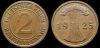 2 пфеннинга Германия 1925 A