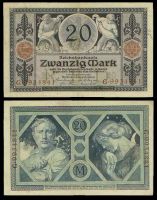 Германия 20 марок 1915 год (№G 9934841)