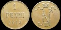 1 пенни Финляндия 1912