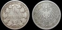 1/2 марки Германия 1905 А