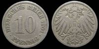 10 пфеннигов Германия 1901 A