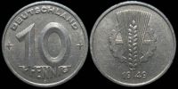 10 пфеннигов ГДР 1949 A