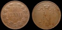 10 пенни Финляндия 1916